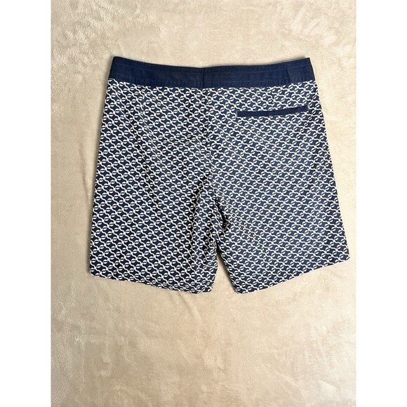 Fair Harbor Navy and White Swim Trunks - Picture 7 of 9